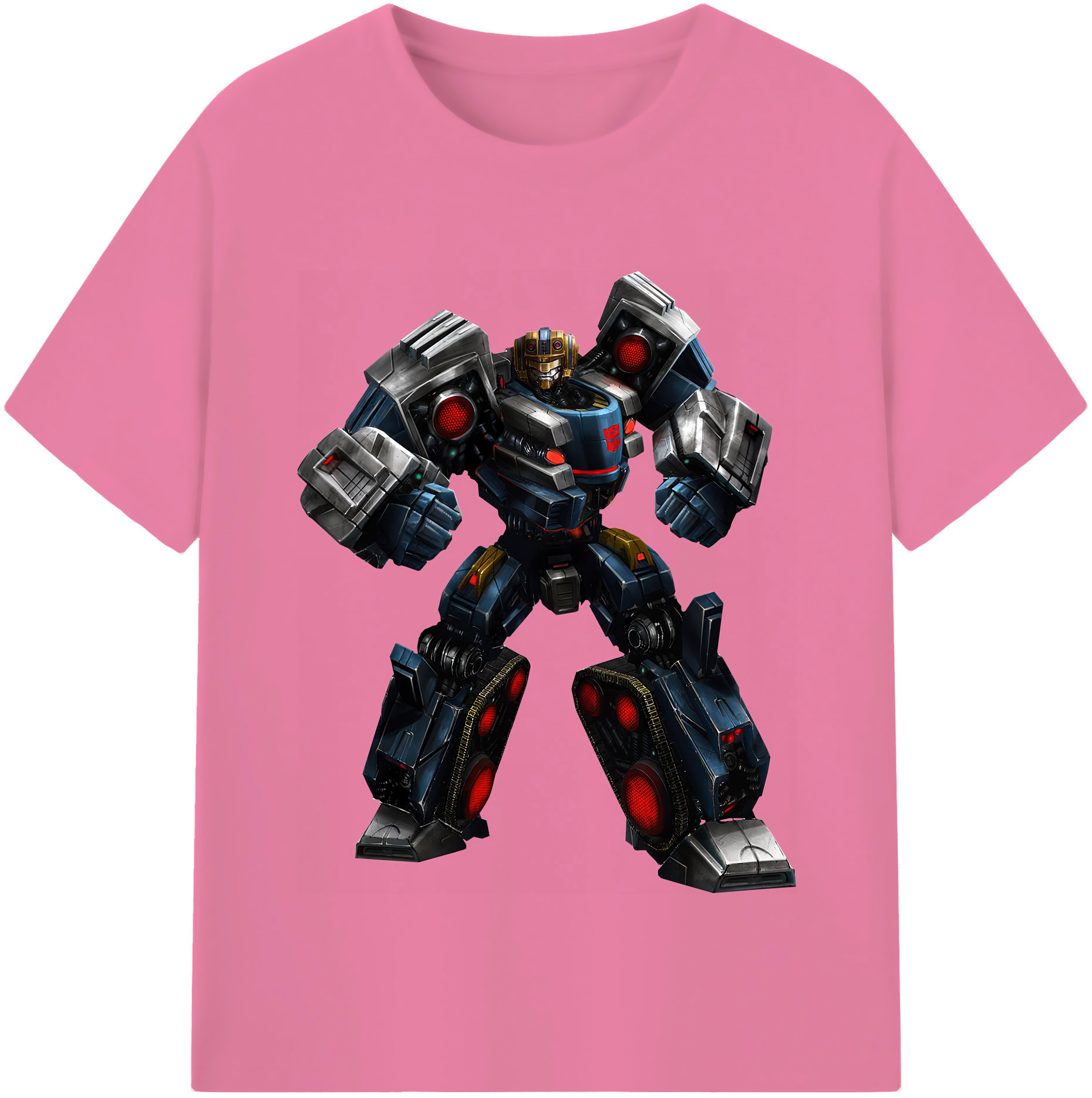（画像用） Transformers トランスフォーマー 綿100％半袖Tシャツ（フロントプリント）